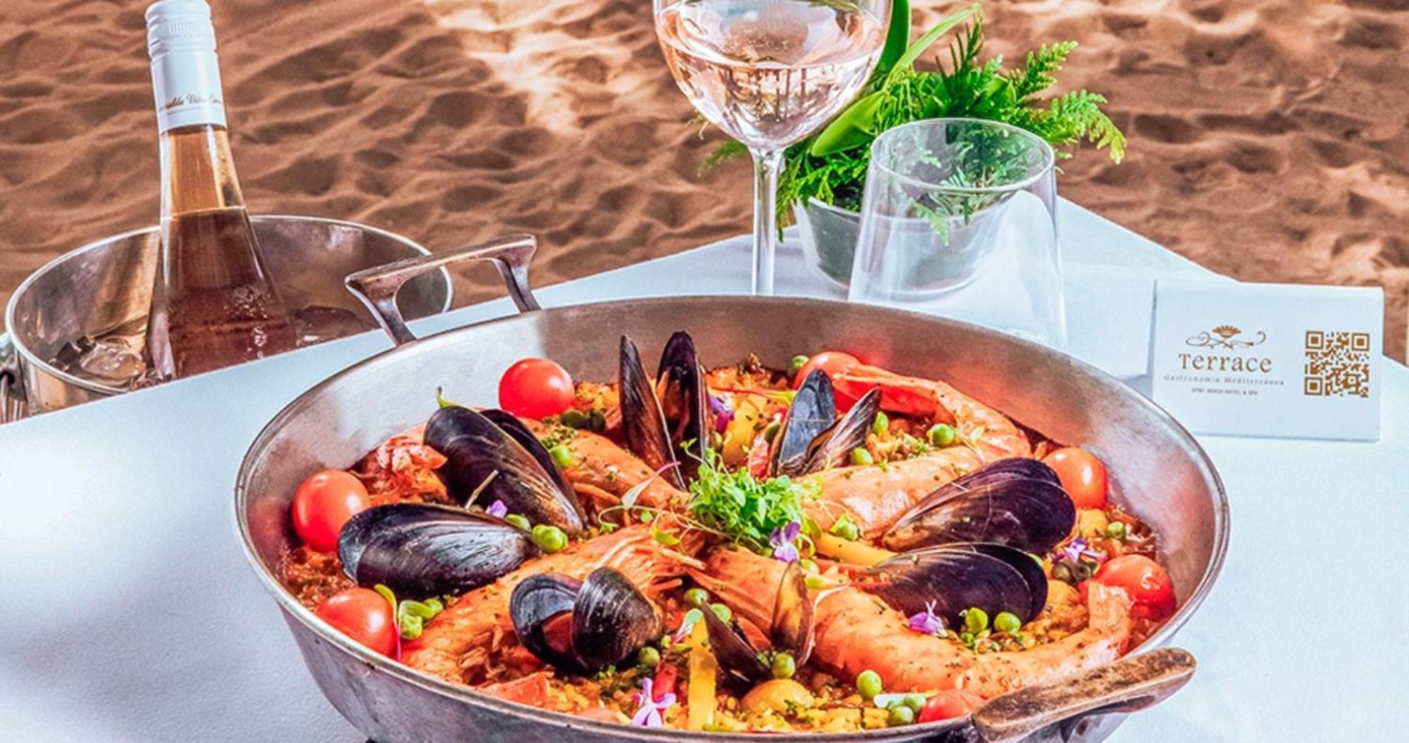 Dpny Beach Hotel & Spa Ilhabela Eksteriør bilde Paella