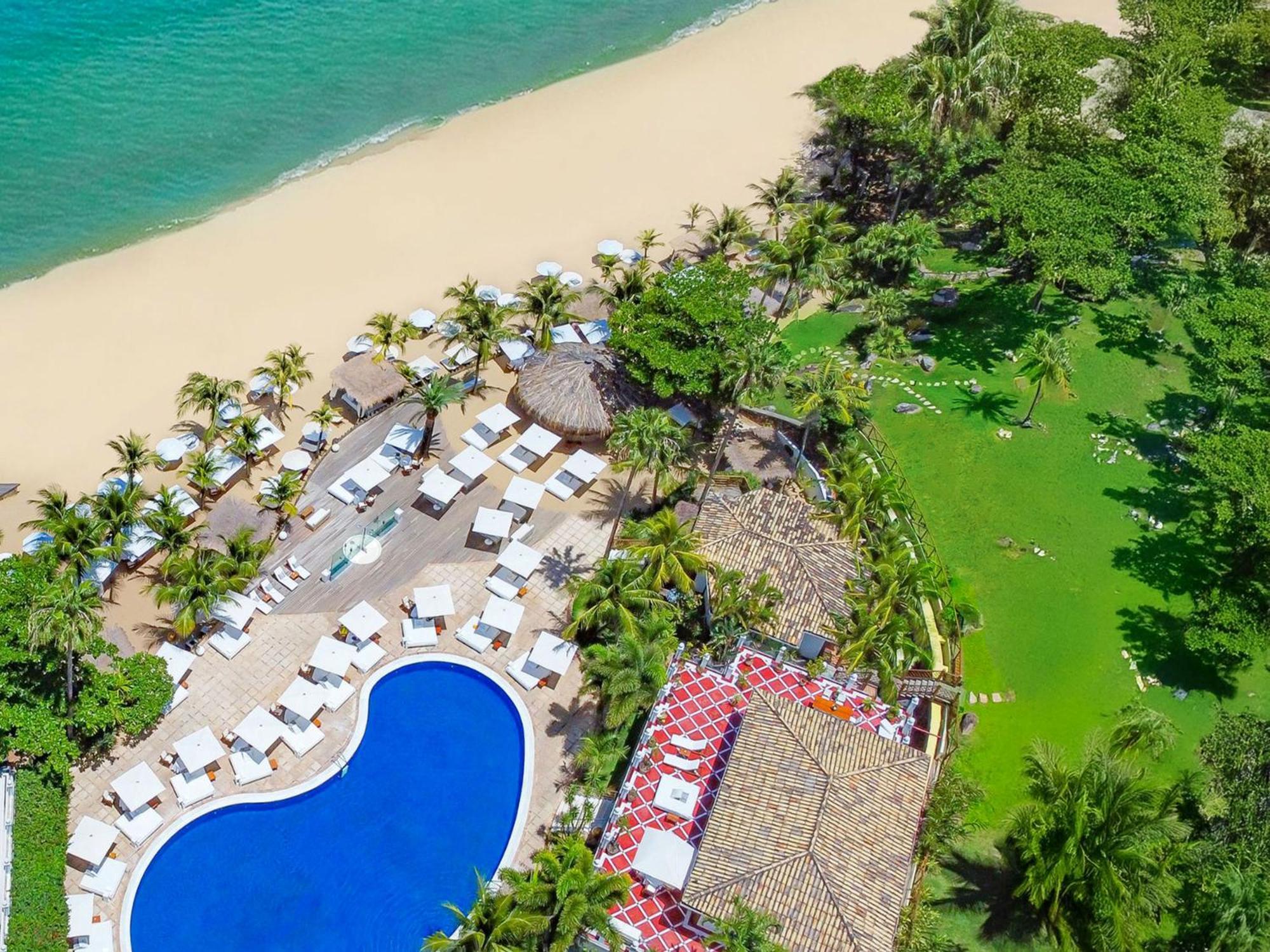 Dpny Beach Hotel & Spa Ilhabela Eksteriør bilde Aerial view of the resort