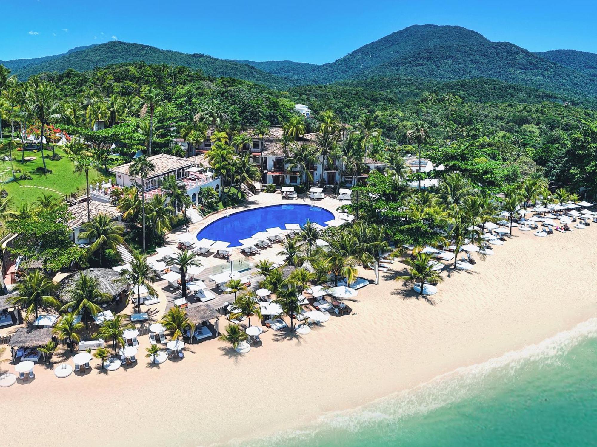 Dpny Beach Hotel & Spa Ilhabela Eksteriør bilde Aerial view of the resort